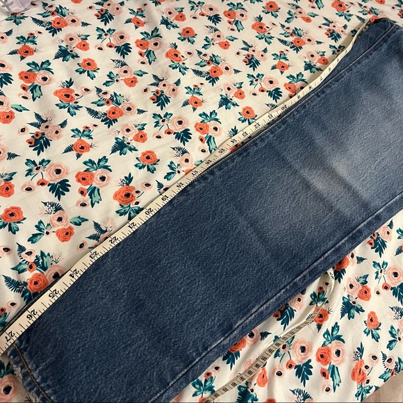 NWT Levi’s Blue Wedgie Fit Ankle Premium Jeans 24x28 100% Cotton Athens Shut It - Picture 11 of 16
